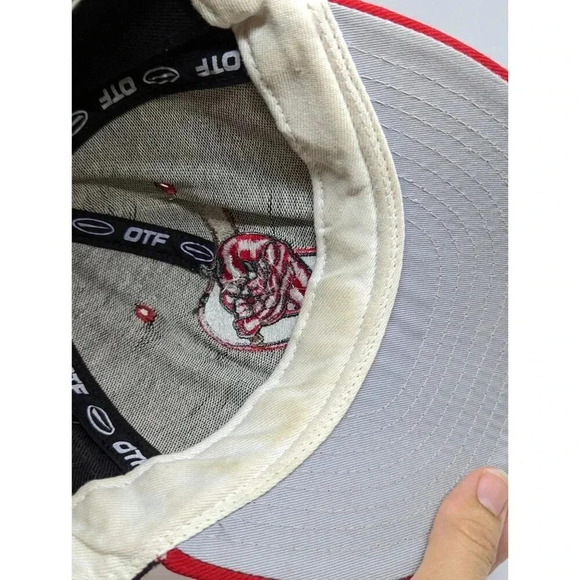 RARE Vintage Pro Line El Paso Diablos Baseball Hat Size 6 3/4 Black Red - Picture 2 of 8